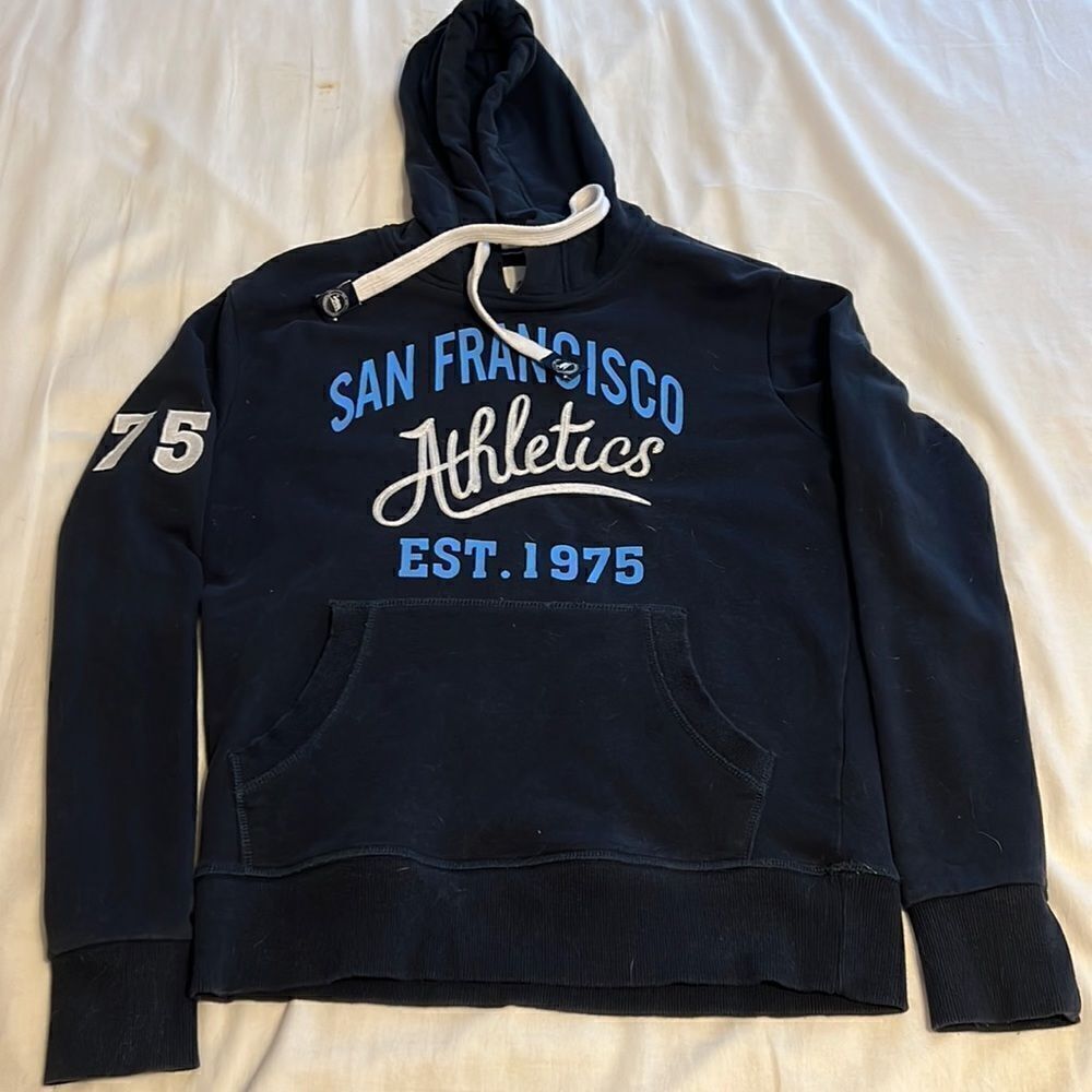 SAN Francisco Athletic hoodie. Blue. Extra small